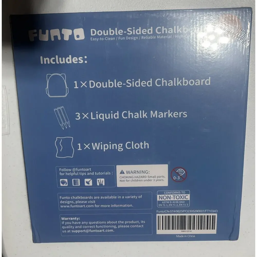 Chalk Board First And last day Of School Includes 3 Liquid Chalk And‎ Wipe Cloth